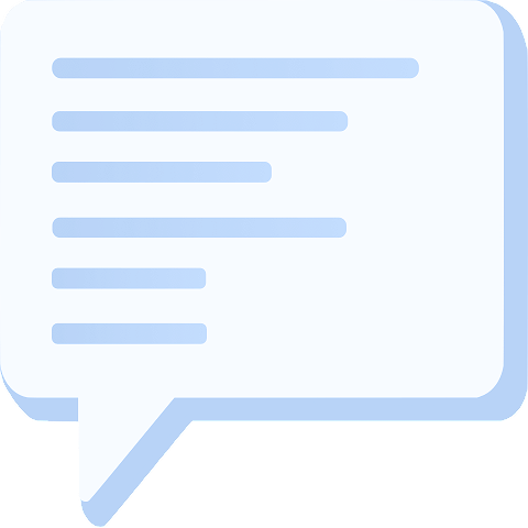 Message bubble icon logo for Tutoring Communications course