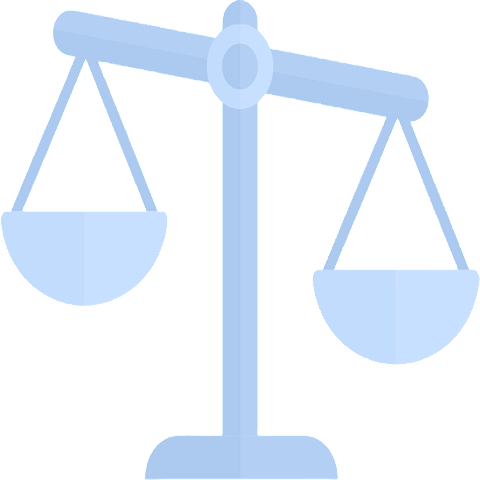 Weight scale logo for Tutoring Ethics course